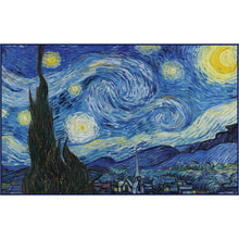 Oversized Beach Towel 40x63" - Microfiber, Quick-Dry, van Gogh Starry Night