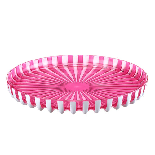 Guzzini Pinup Round Tray Magenta