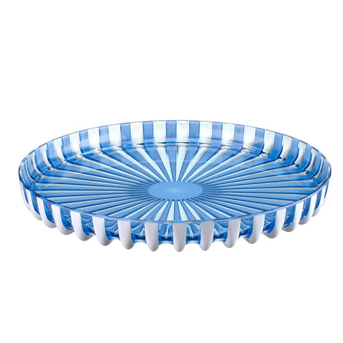 Guzzini Pinup Round Tray Mediterranean Blue