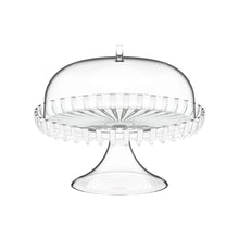 Guzzini Dolcevita Footed Cake Stand with Dome Mother of Pearl