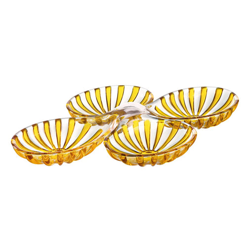 Dolcevita Interlocking Dish Amber