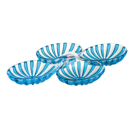 Dolcevita Interlocking Dish Turquoise