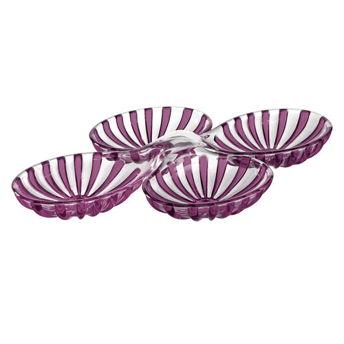 Dolcevita Interlocking Dish Amethist