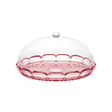 Guzzini Vanity Cake Serving Set with Dome - Flamingo Pink