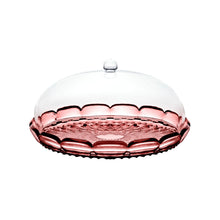 Guzzini Vanity Cake Serving Set with Dome - Mauve