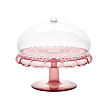 Guzzini Vanity Cake Stand with Dome - Flamingo Pink