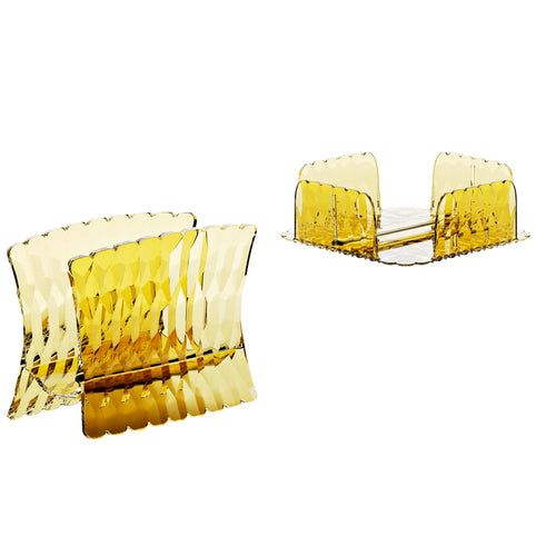 Guzzini Vanity Napkin Holder Saffron Yellow