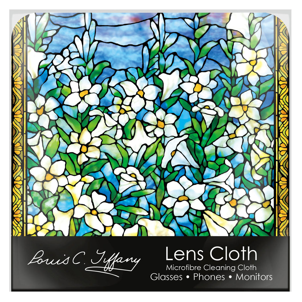 Quality Microfiber Lens Cleaning Cloth - Tiffany Field of Lilies