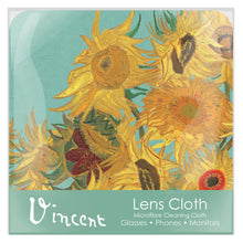 Quality Microfiber Lens Cleaning Cloth - van Gogh Sunflowers