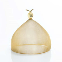 Gold Mesh Domes Set of 2 (1 Each Lg & Sm)