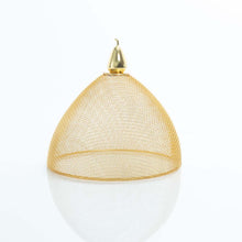 Gold Mesh Domes Set of 2 (1 Each Lg & Sm)
