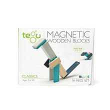 14-Piece Set Magnetic Wooden Blocks Tegu Classics