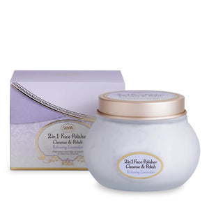 Sabon 2 in 1 Face Polisher Lavender 200ml