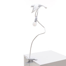 Seletti Sparrow Lamp with Clamp Taking Off by Marcantonio
