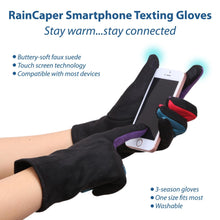 Black & Multicolor Texting Gloves