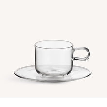 Kosta Boda Viva Coffee Cup and Coaster - Set of 2
