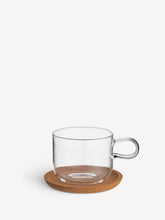Kosta Boda Viva Coffee Cup and Coaster - Set of 2