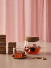 Kosta Boda Viva Coffee Cup and Coaster - Set of 2