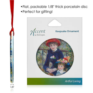 Renoir Two Sisters on the Terrace Year-round Keepsake Ornament
