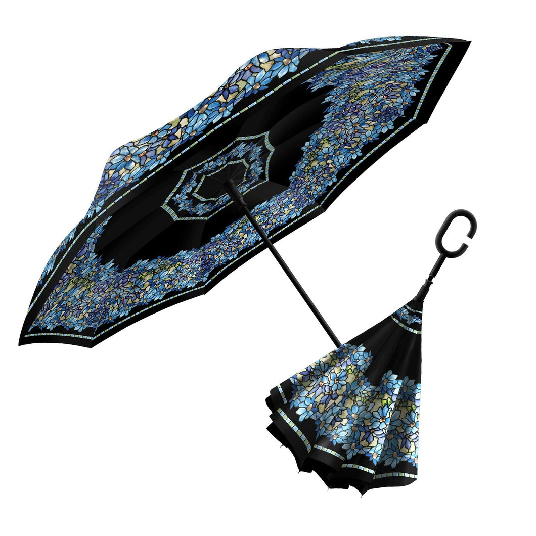 Tiffany Clematis Reverse Umbrella - Earlier Design