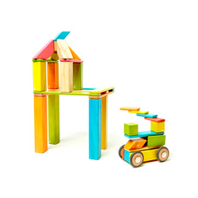 42-Piece Set Magnetic Wooden Blocks