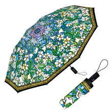Tiffany Field of Lilies Folding Travel Umbrella
