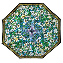 Tiffany Field of Lilies Folding Travel Umbrella
