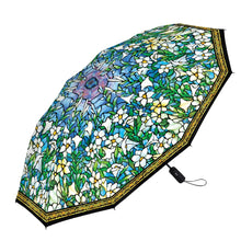 Tiffany Field of Lilies Folding Travel Umbrella