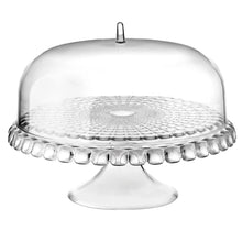 Guzzini Tiffany Footed Cake Stand Clear