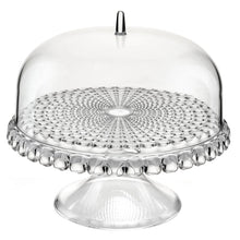 Guzzini Tiffany Footed Cake Stand Clear