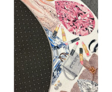 Bougie Women Nuevo Pink White Round Cloud Area Rug