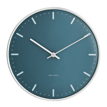 Arne Jacobsen City Hall Wall Clock, Blue