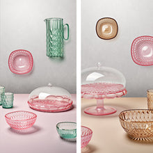Guzzini Vanity cake serving set in a contemporary Italian table setting