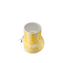 Bjørn Wiinblad Olga Candle Holder, Yellow, H: 3.5"