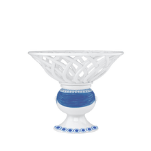 Bjørn Wiinblad Dora Fruit Bowl, Blue, Ø: 9.8"