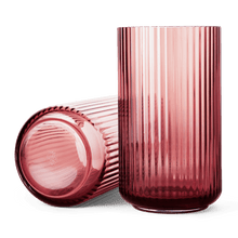 Lyngby Porcelæn Vase, Burgundy