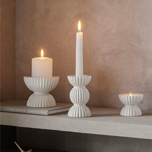 Lyngby Porcelæn Candleholder Tura, H: 3.9"