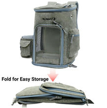 Mr. Peanut's Vancouver Series Backpack Pet Carrier for Smaller Cats and Dogs