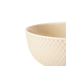 Lyngby Porcelæn Rhombe Earth Bowl, Marble, Ø: 8.7"