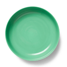 Lyngby Porcelæn Rhombe Color Serving Bowl, Green, Ø: 11.3"