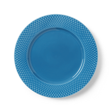Lyngby Porcelæn Rhombe Color Dinner Plate, Ø: 10.6"