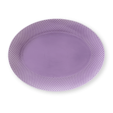 Lyngby Porcelæn Rhombe Color Oval Serving Dish, W: 13.8"