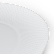 Lyngby Porcelæn Rhombe Oval Serving Dish, White