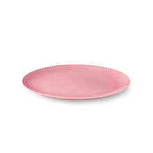Lyngby Porcelæn Rhombe Color Oval Serving Dish, W: 11.2"