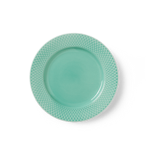 Lyngby Porcelæn Rhombe Color Lunch Plate, Ø: 8.3"