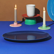 Lyngby Porcelæn Rhombe Color Oval Serving Dish, W: 13.8"