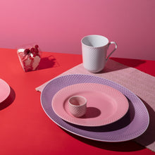 Lyngby Porcelæn Rhombe Color Lunch Plate, Ø: 8.3"
