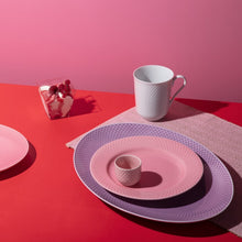 Lyngby Porcelæn Rhombe Color Oval Serving Dish, W: 13.8"