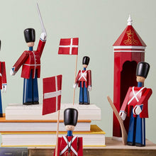 Kay Bojesen Standard-Bearer, Red/Blue/White