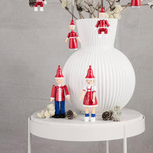 Kay Bojesen Christmas Lise, red/blue/white, H: 6.9"
